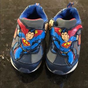 Toddler Superman shoes size 8